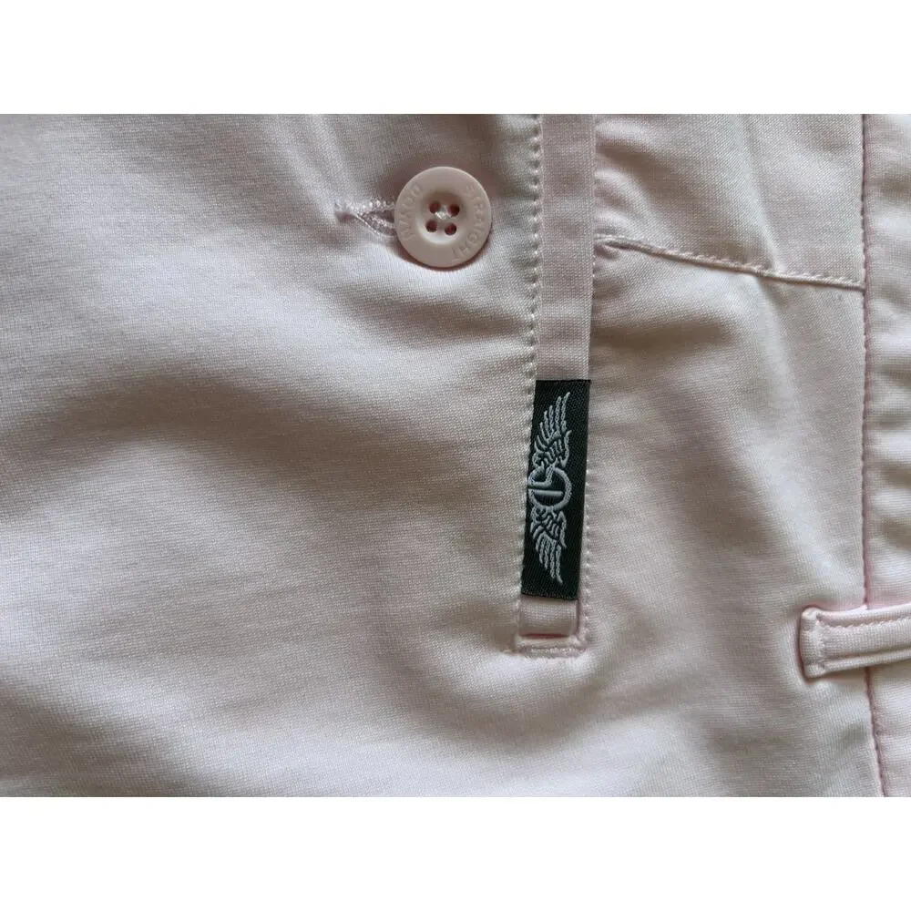 lot 2 straight down Golf Shorts mens 42 Pink & Navy Blue Preppy Stretch Casual
